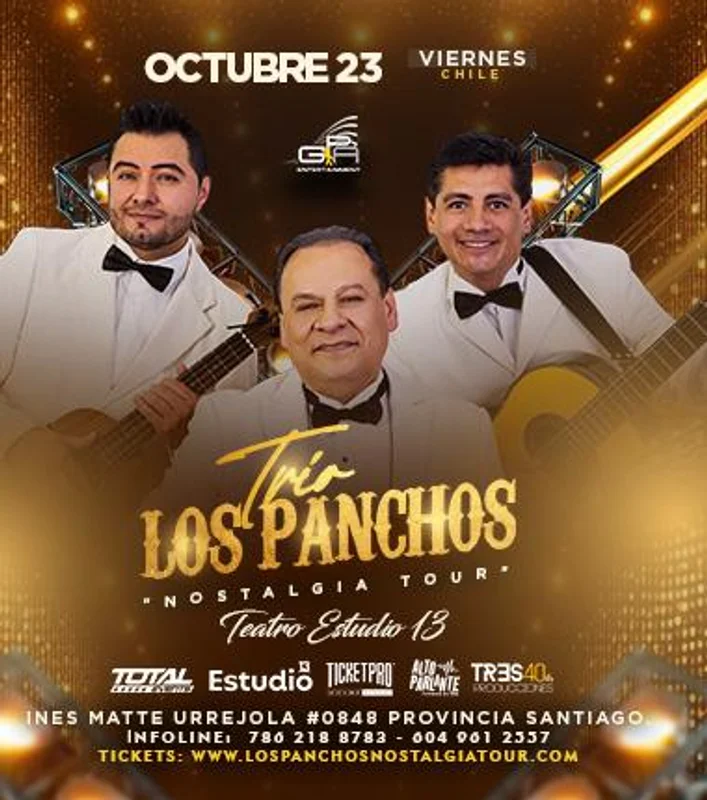 Trio Los Panchos Nostalgia Tour - Santiago