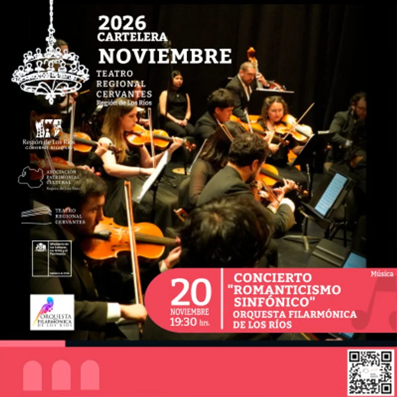 Orquesta Filarmónica de Los Ríos presenta: Romanticismo Sinfónico