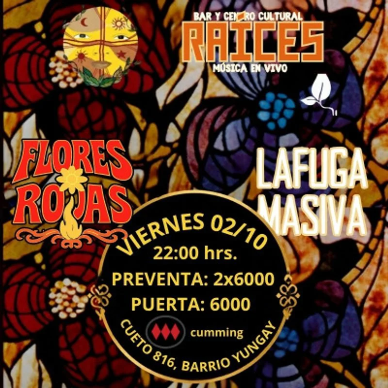 Flores Rojas + La Fuga Masiva