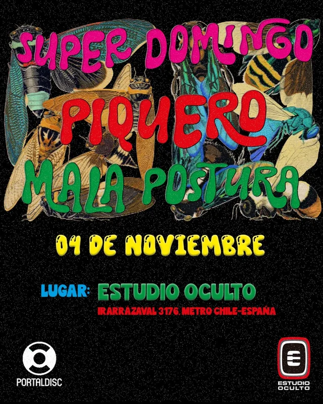 Super Domingo + Piquero + Mala Postura En Estudio Oculto