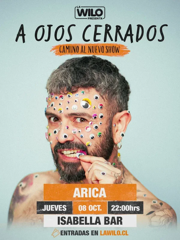 La Wilo 8 Octubre 22:00 Hrs. Isabella Bar - Arica