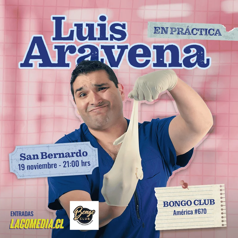 Luis Aravena en San Bernardo