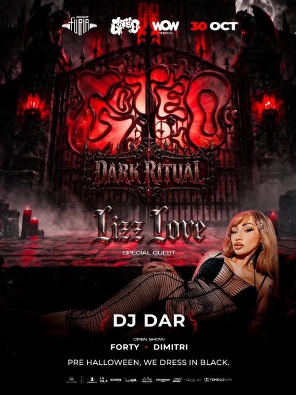 Viernes 30 Oct | Dark Ritual Lizz Love