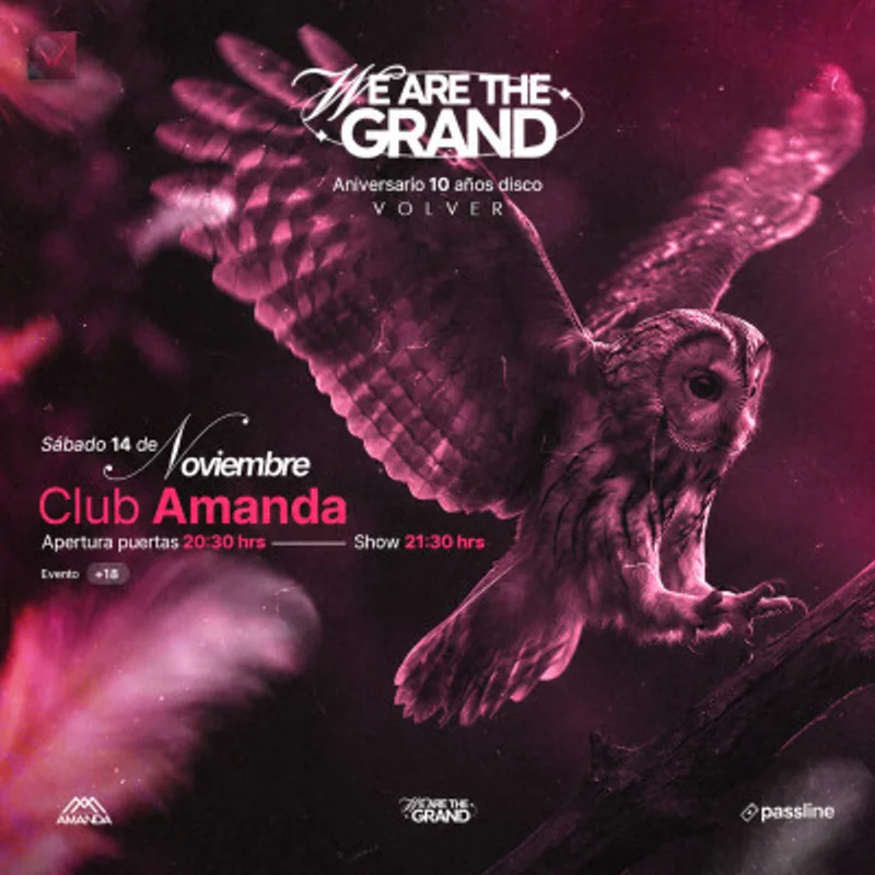 We Are The Grand - Aniversario 10 Años Disco Volver