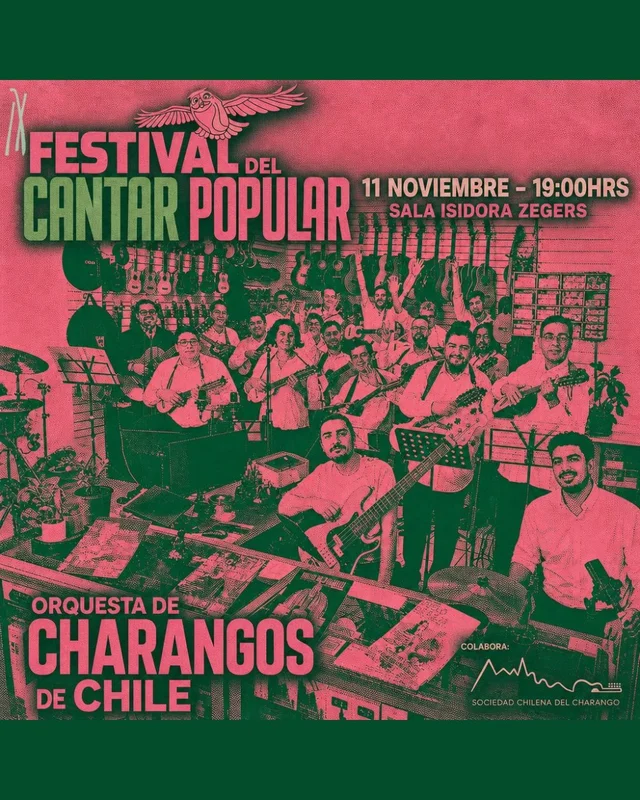 Estreno Orquesta De Charangos En Festival Del Cantar Popular