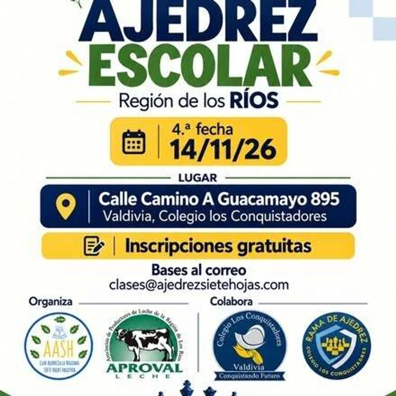 Cuarta Fecha - 5to Campeonato Anual Regional De Ajedrez Escolar 2026