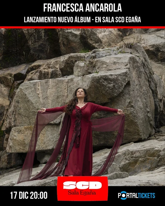 Francesca Ancarola - Lanzamiento Nuevo Álbum En Sala Scd Egaña