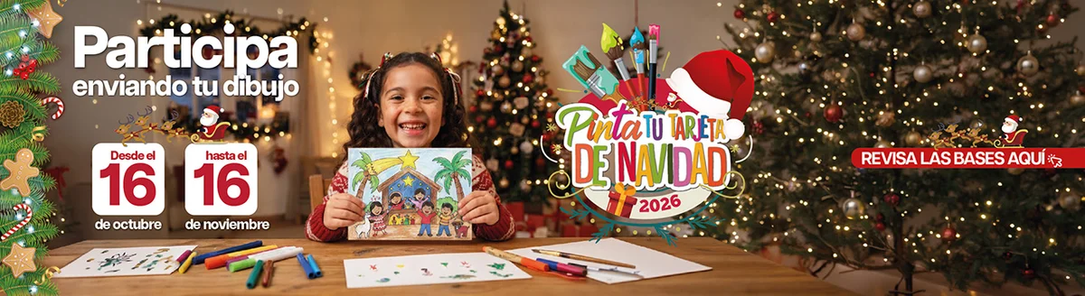 Pinta tu Tarjeta de Navidad 2026