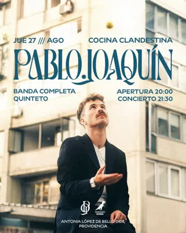 Pablo Joaquín En Vivo En Cocina Clandestina