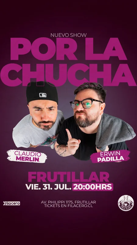 Por La Chucha - Claudio Merlin & Erwin Padilla en Conejo Blanco