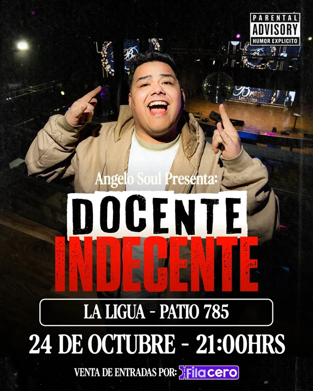 Docente Indecente - Angelo Soul en Patio 785