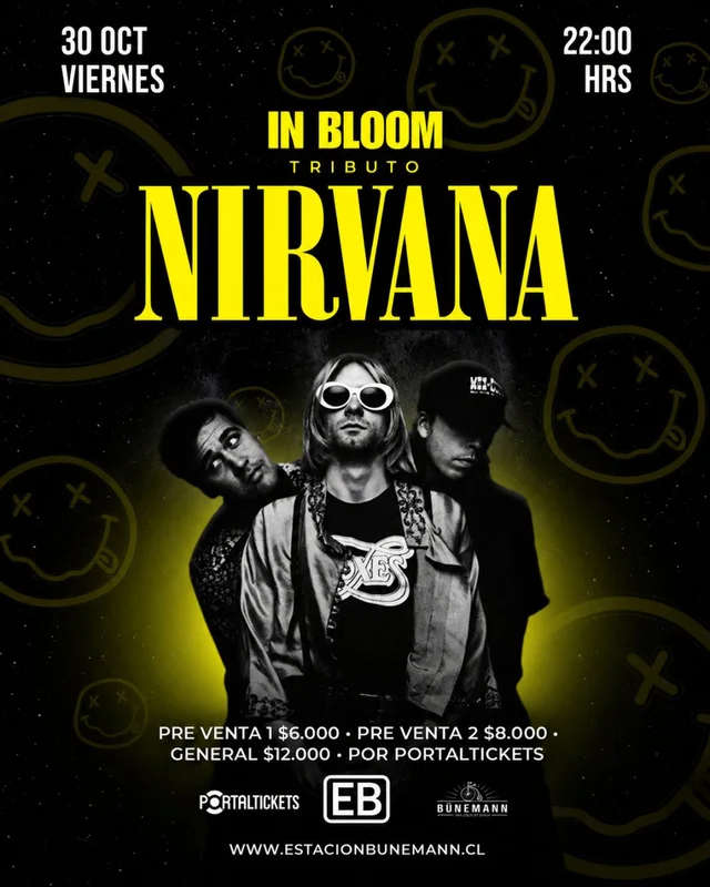 Tributo A Nirvana • In Bloom En Estación Bünemann, Valdivia