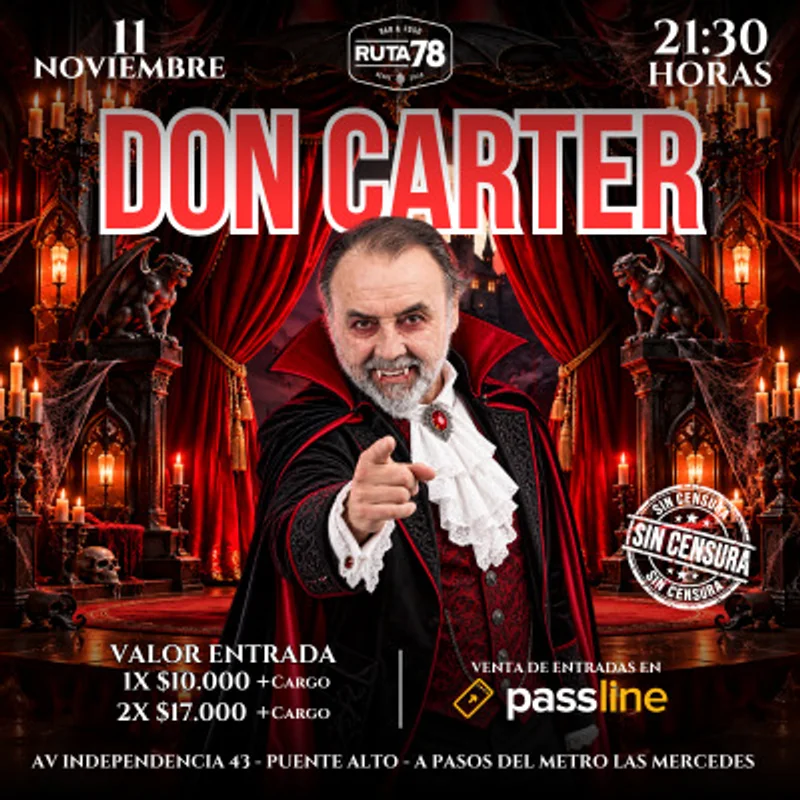 Don Carter - Sin Censura en Ruta 78