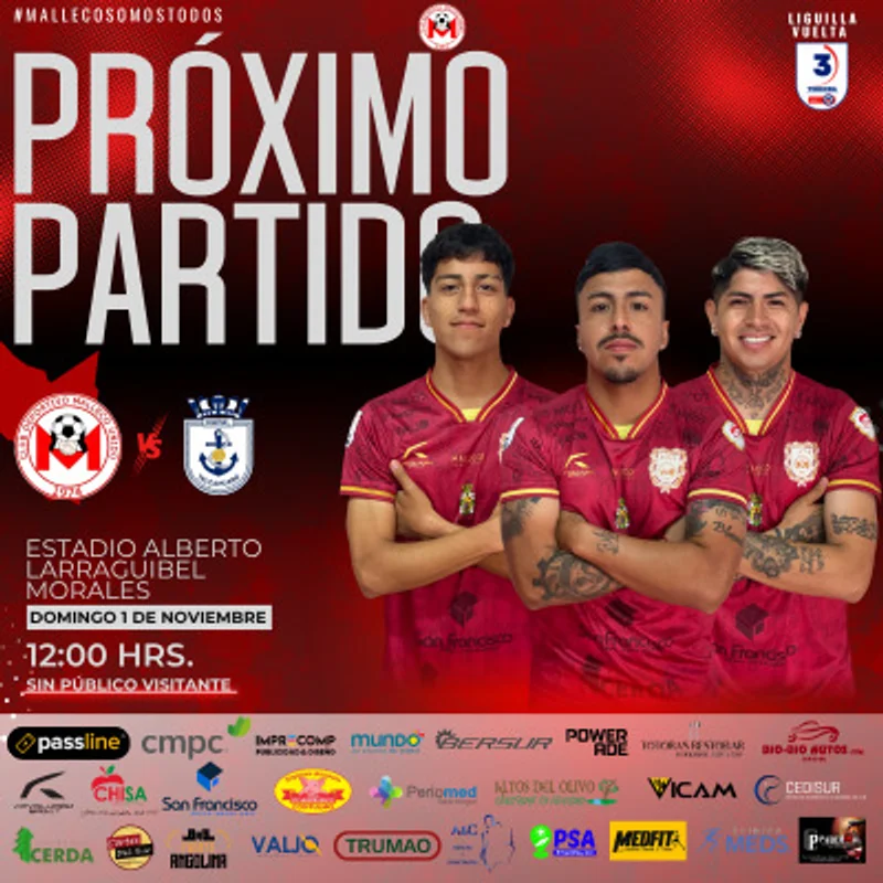 Malleco Unido vs Naval de Talcahuano. LIGUILLA VUELTA