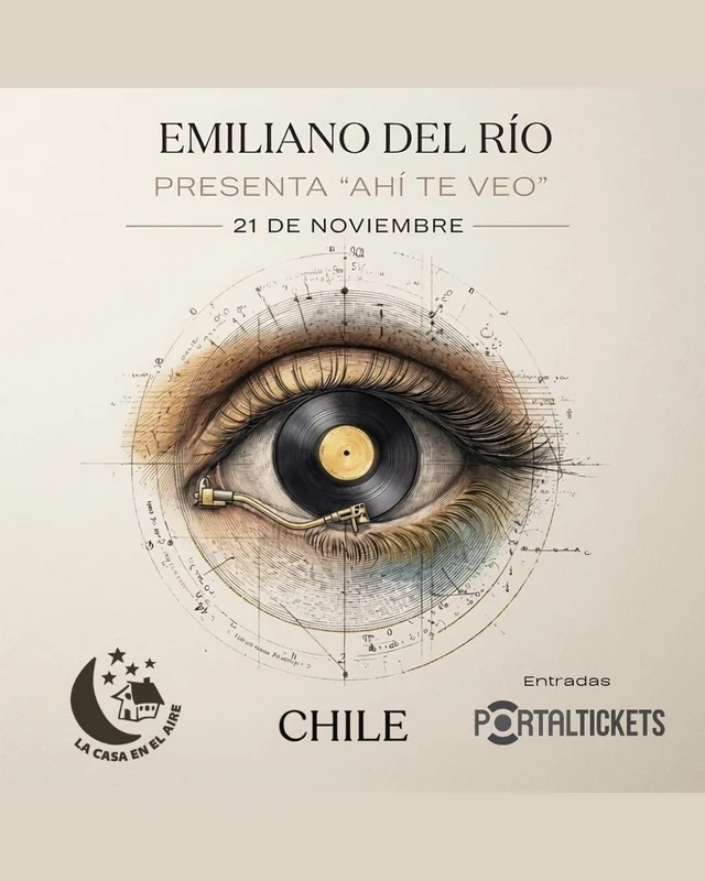 Emiliano Del Rio Presenta Nuevo Disco: Ahi Te Veo En La Casa En El Aire
