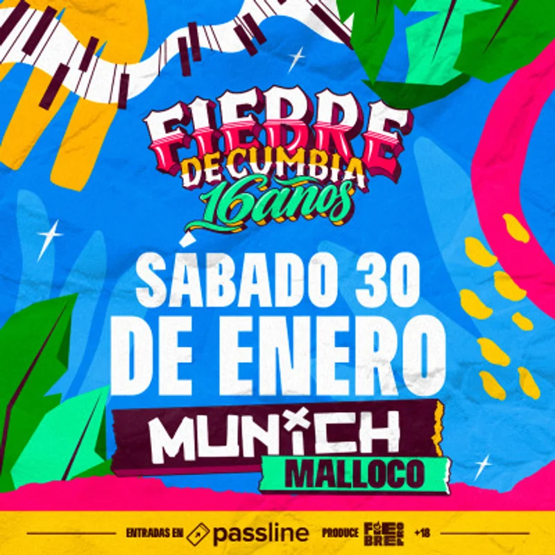 Fiebre de Cumbia 16 años