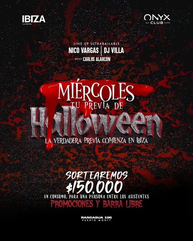 🎃👻 Miércoles: La Verdadera Previa Es En Ibiza👻🎃
