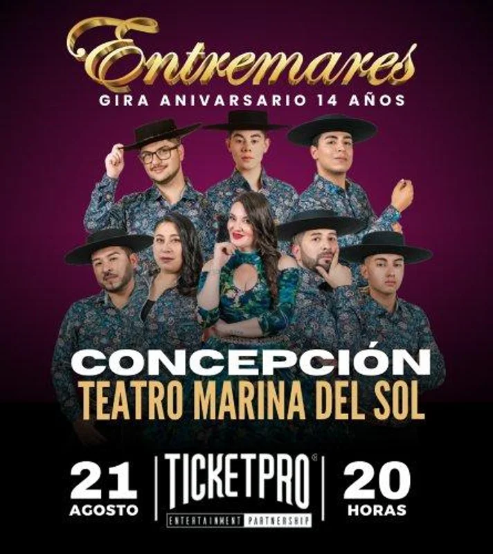 Entremares, Gira Aniversario 14 Años - Concepción