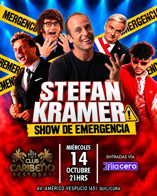 Stefan Kramer: Show de Emergencia en Club Caribeño