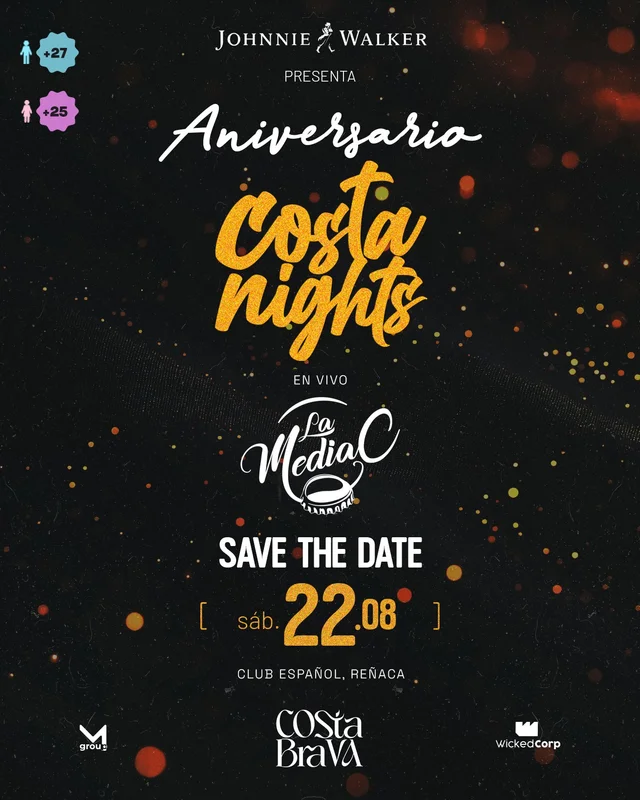 Aniversario Costa Nights / 22.08 / Club Español
