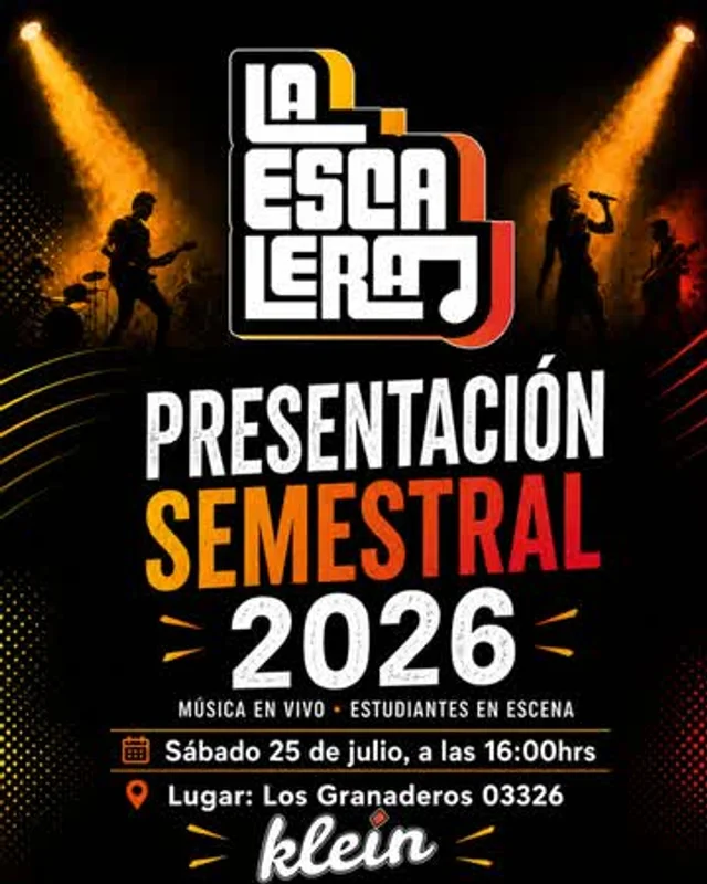 La Escalera: Presentación 1er Semestre 2026 En Biergarten Klein, Temuco