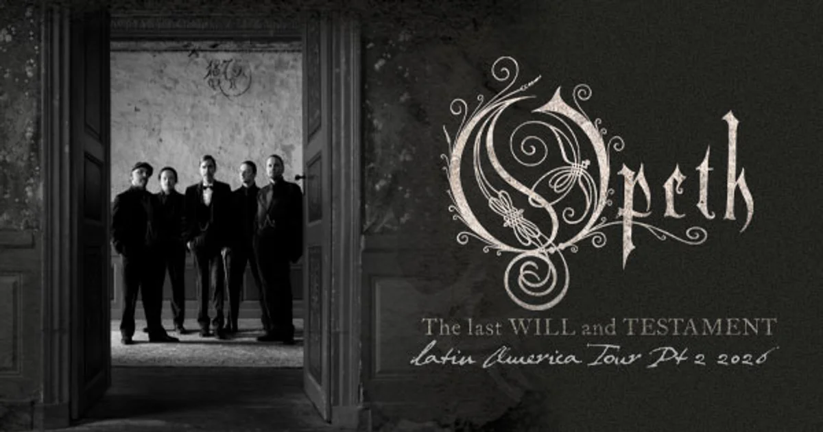 Opeth - THE LAST WILL AND TESTAMENT Latin America tour PT 2