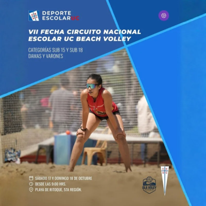 7ta Fecha Circuito Nacional Escolar UC Beach Volley 2026