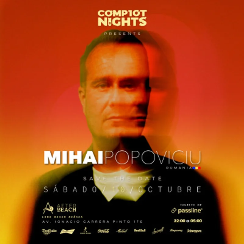 Sabado 10 Octubre | Complot Nights: Mihai Popoviciu | After Beach | Reñaca - V Región
