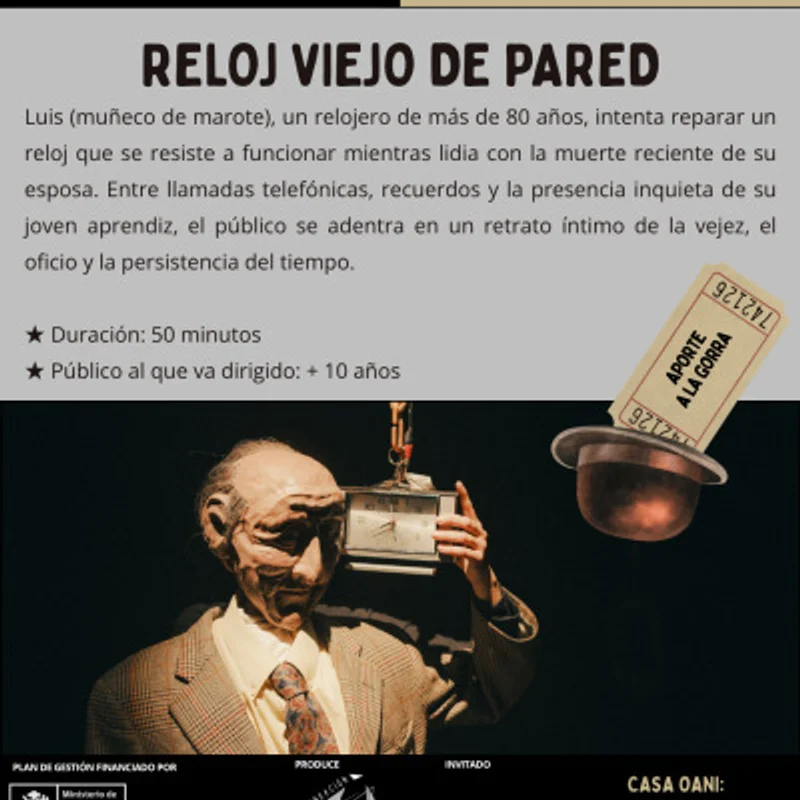 RELOJ VIEJO DE PARED en Casa OANI