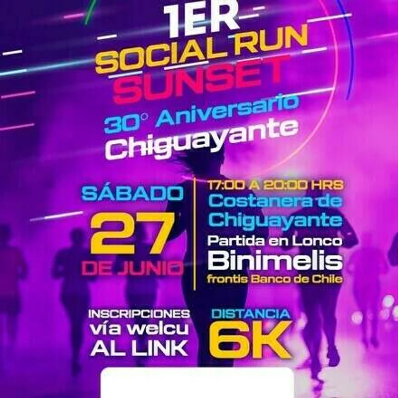 1er Social Run 30°Aniversario de Chiguayante