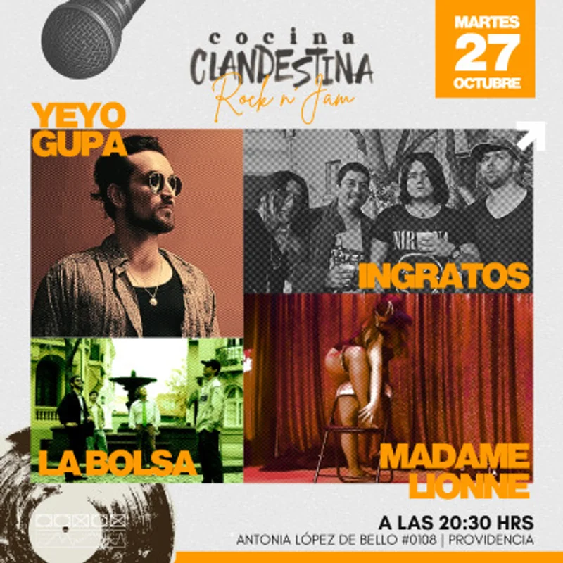 Rock n Jam en Cocina Clandestina
