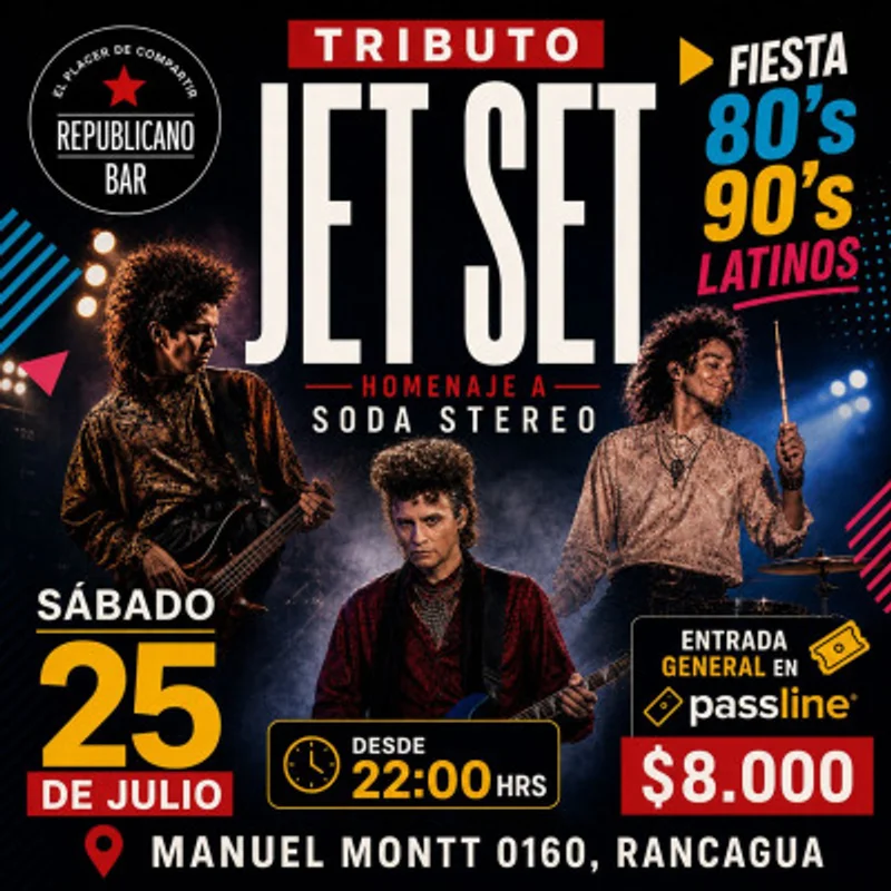 Tributo Jet Set Homenaje Soda Stereo