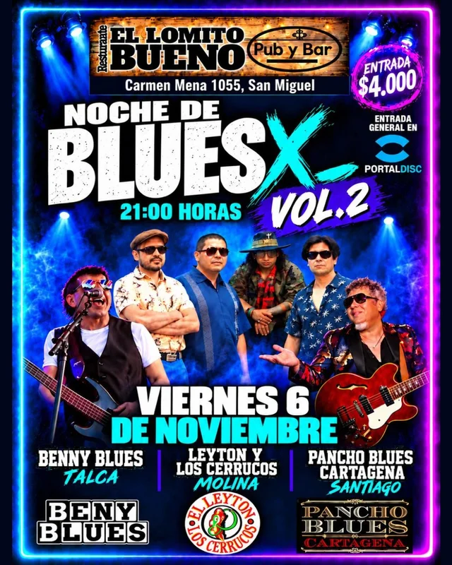Noche De Bluesx3 Vol.2 En Lomito Bueno