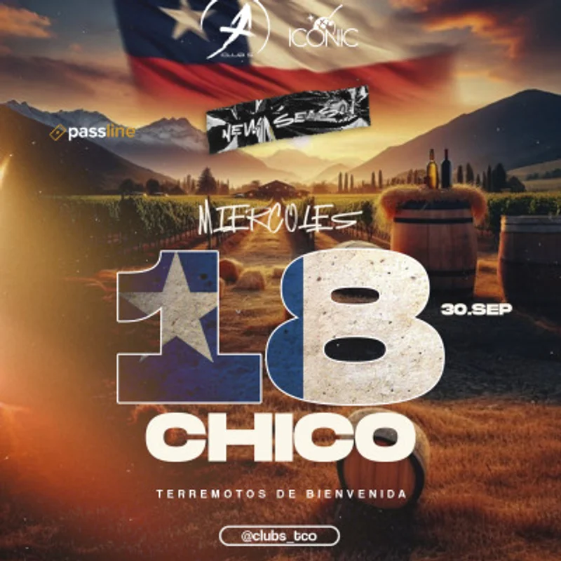 Miércoles 30 ICONIC 18 chico🇨🇱