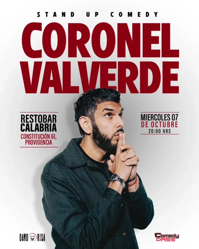 CORONEL VALVERDE 7 DE OCTUBRE 20:00 HRS. CALABRIA RESTOBAR