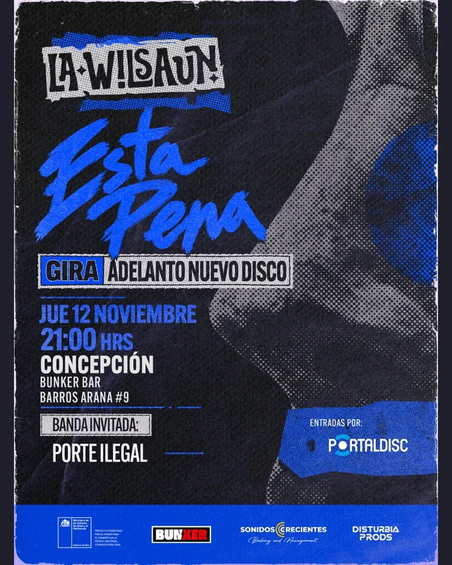 La Wilsaun - Gira Nacional En Bunker Bar, Concepción