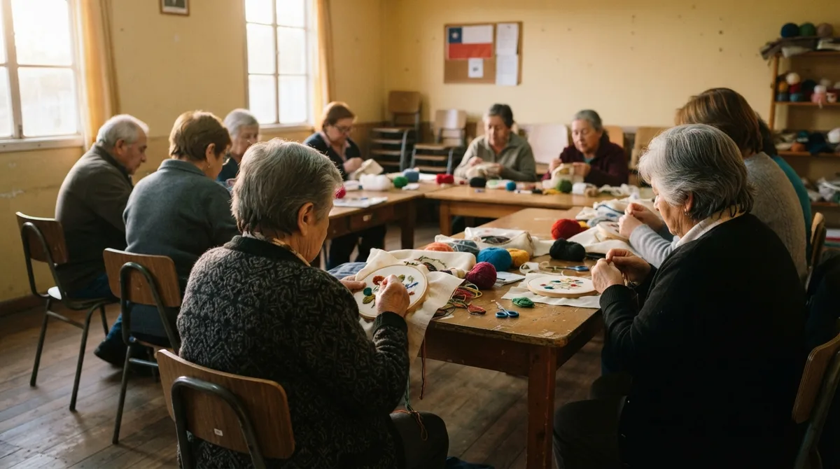 Crewel · Personas mayores