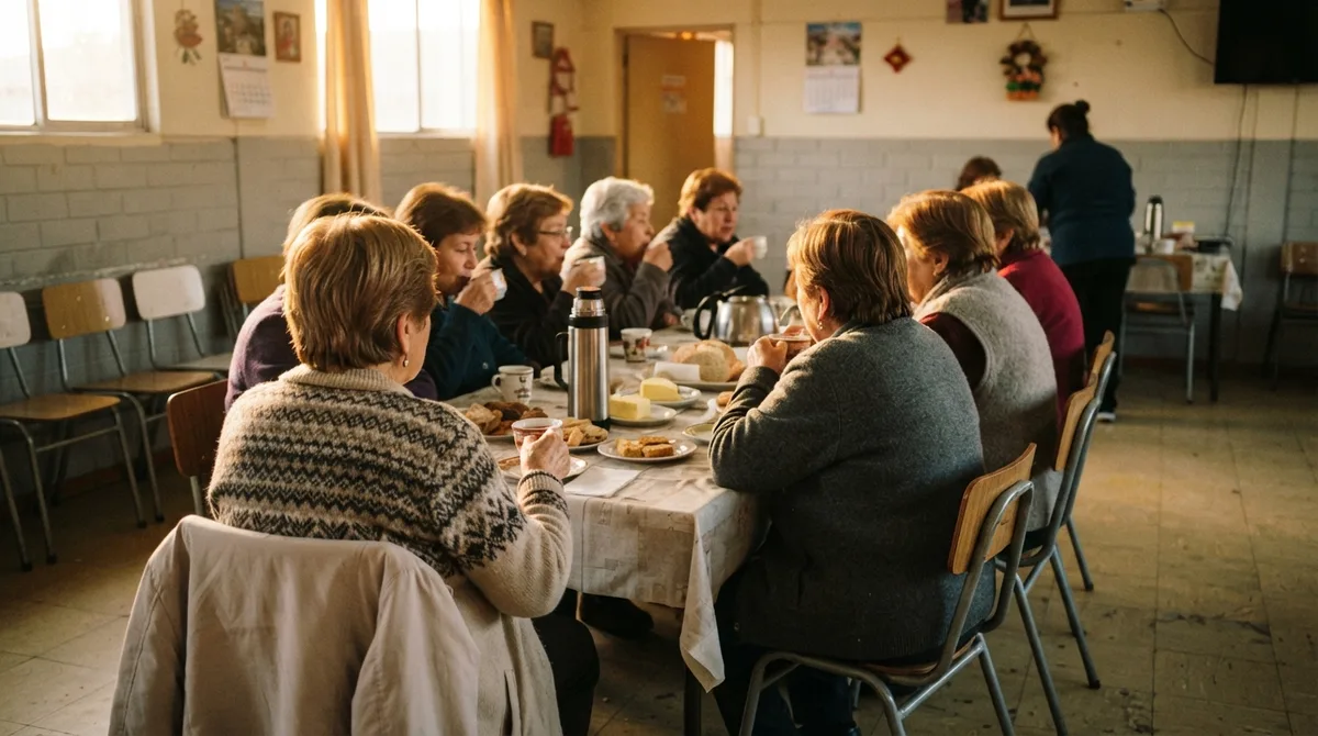 La hora del té · Personas mayores