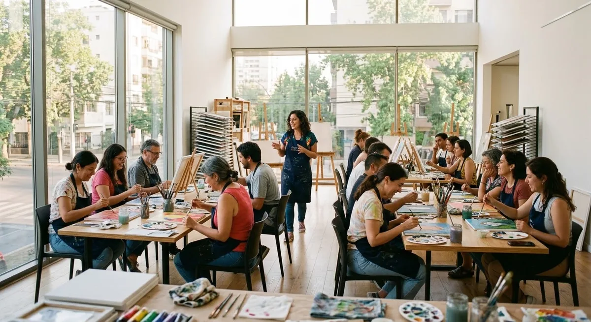 Taller "Bellavista en pintura de acrílico"