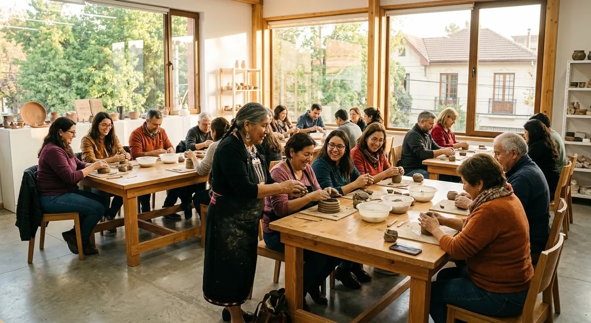 Taller "Experiencia de Alfarería Mapuche: Pichi Metawe"