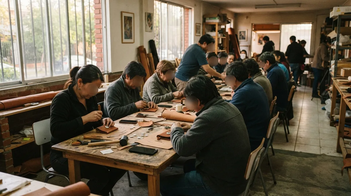 Taller "Experiencia en cuero: Estuche con botón de cerámica"